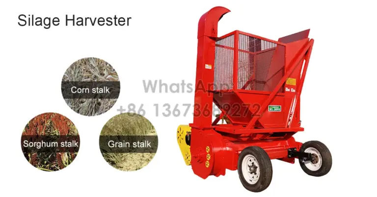 silage harvester and recycling machine for forage