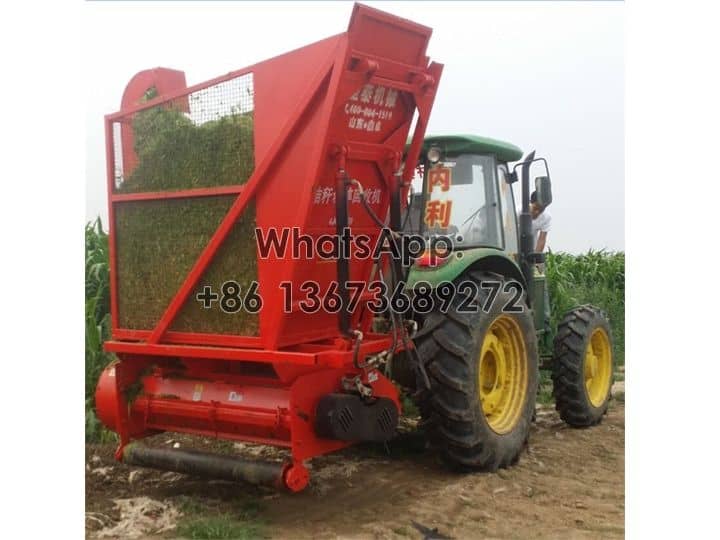 silage harvester and recycling machine