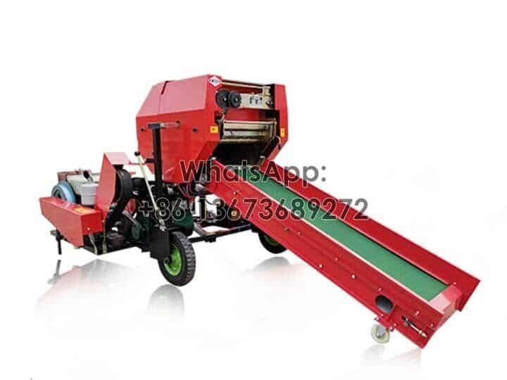 silage round baler machine