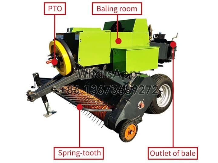 structure of square baler