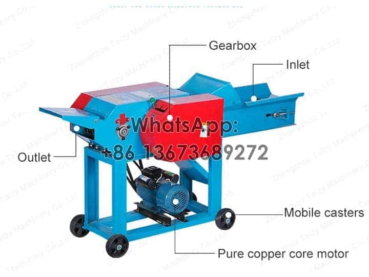 Hay Chopper for Cutting Grass and Stalks as Animal Forage Taizy Agro M