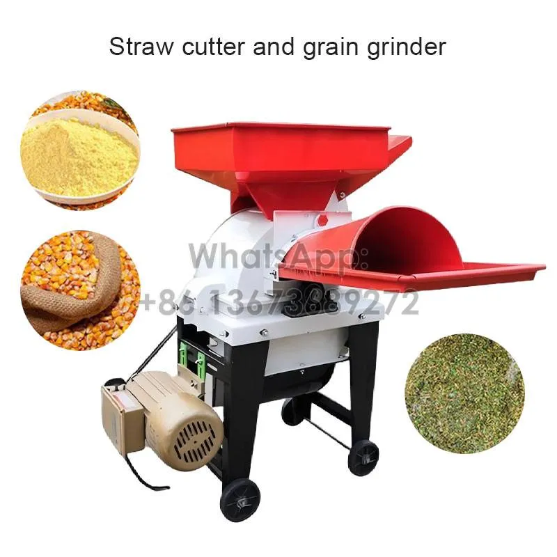 coupe-paille et broyeur à grains