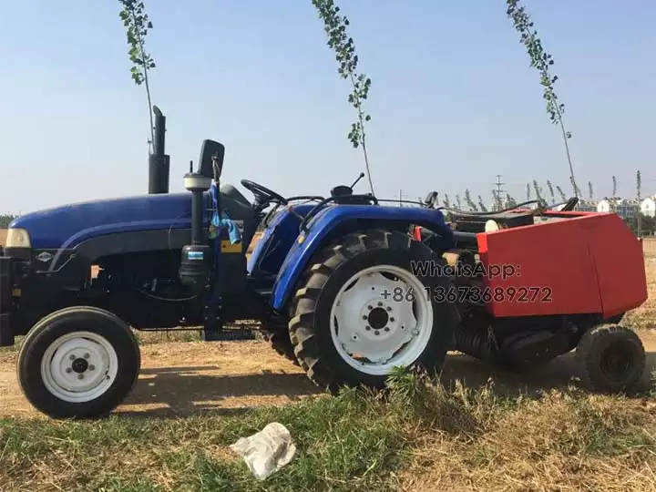 round straw baler