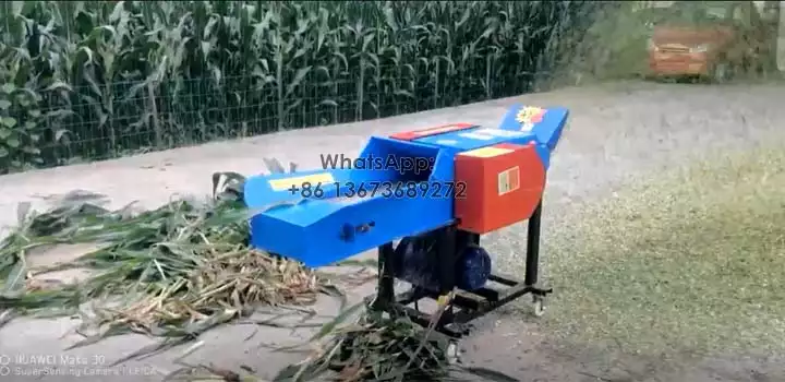 Stalk chaff cutter machine