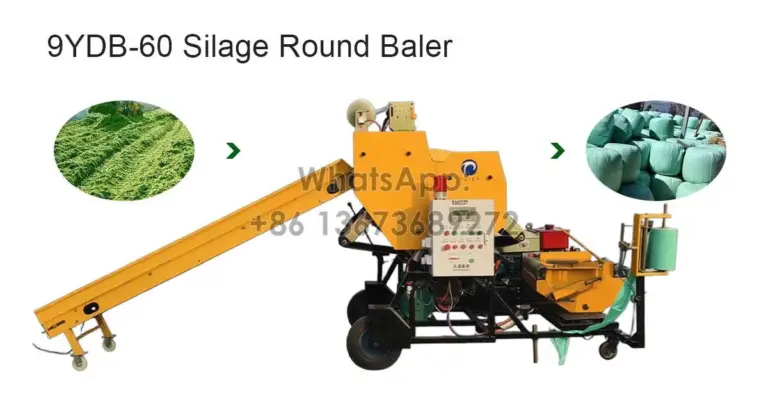 เครื่องอัดฟางข้าวโพดหมักสำหรับอาหารสัตว์