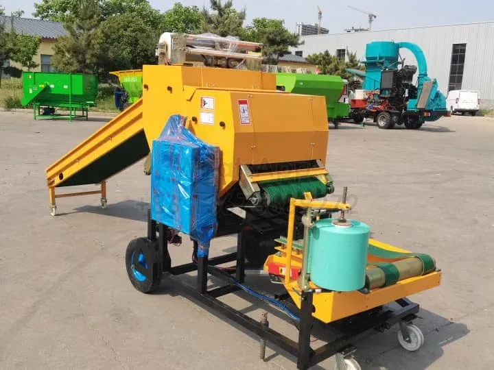 Plc silage baling machine