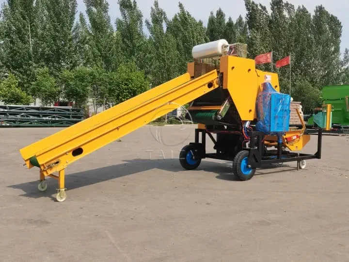 New-type silage baling and wrapping machine