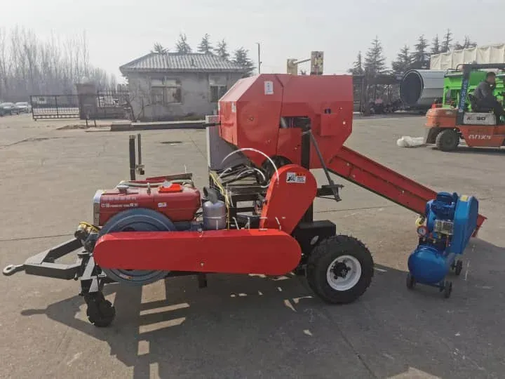 Customized Tractor-Driven Silage Feed Baler For Kenyan Livestock 2 Silage baling and wrapping machine