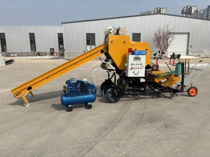 60-model silage bale wrapping machine
