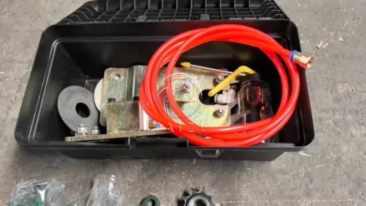 Toolbox for silage baler