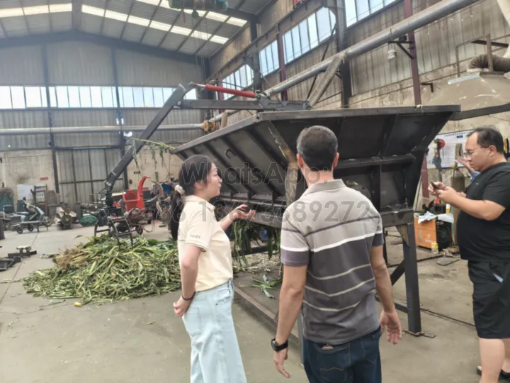 silage machinery visit