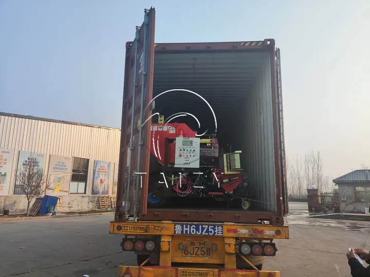 10 Silage Baler And Wrappers Sold To Thailand Again 7 A 40gp container of silage baler ready to ship