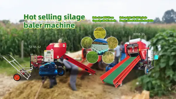 Hot sale mini silage baler