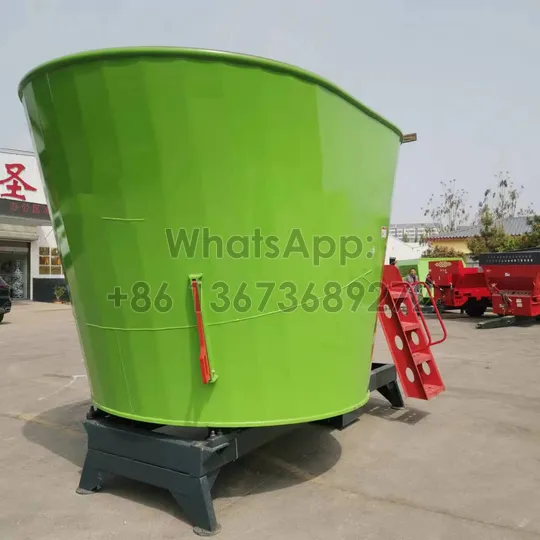 Vertical Tmr Mixer 12 15cbm silage feed mixer
