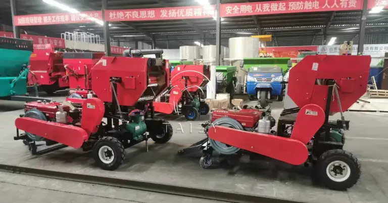 newly-made silage bale making machine in Taizy factory