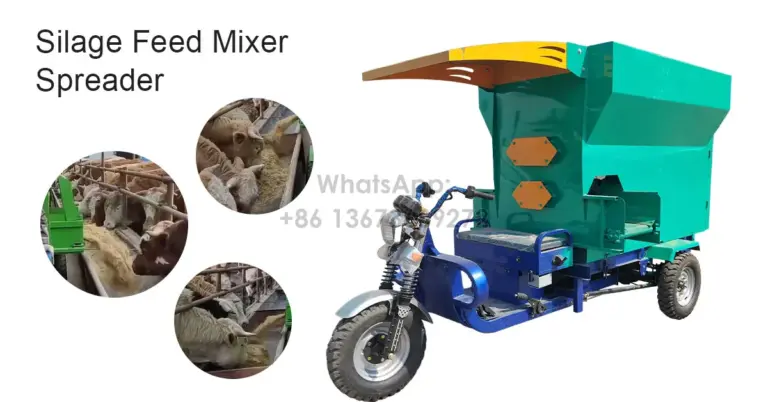silage feed mixer spreader
