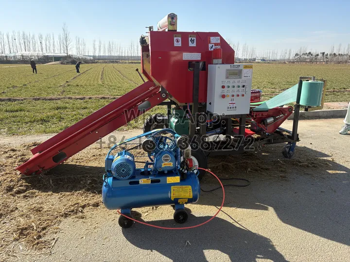 Silage Baler Machine - Automatic Round Baler With Wrapper 6 Corn silage baler for round bales