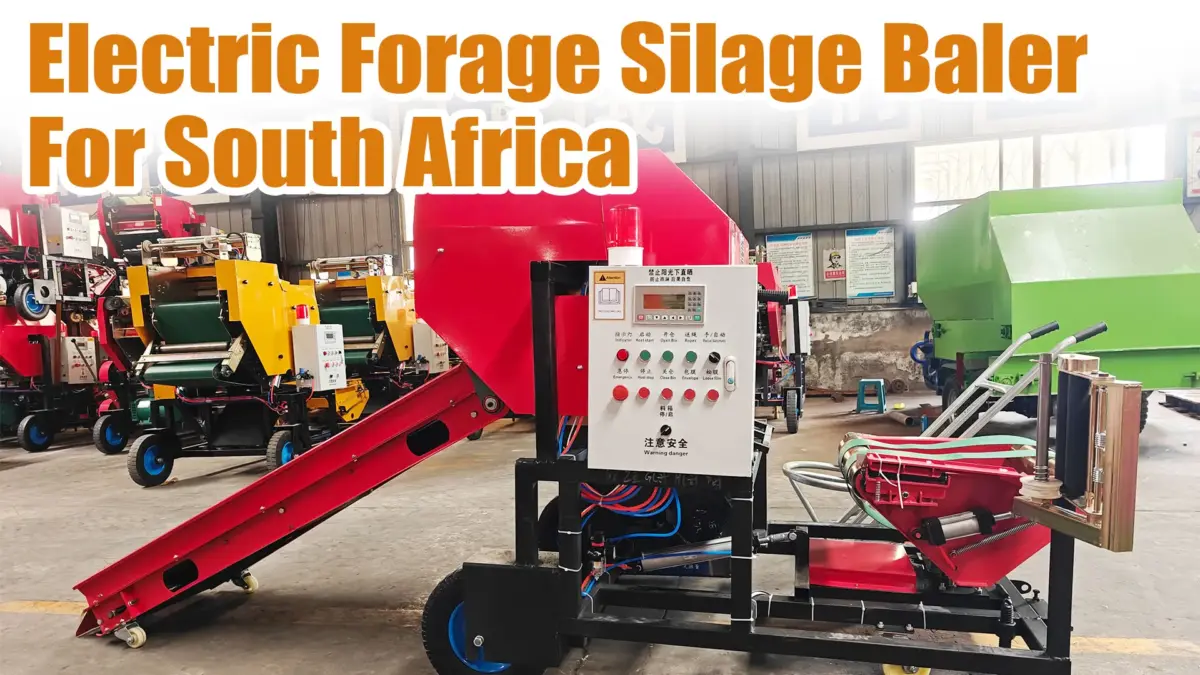 Electric Silage Baler Feedback in South Africa | Durable Round Bale Wrapper