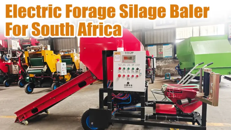 electric forage silage baler for South Africa