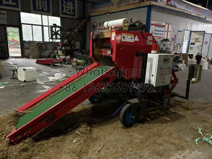 diesel engine silage wrapper machine