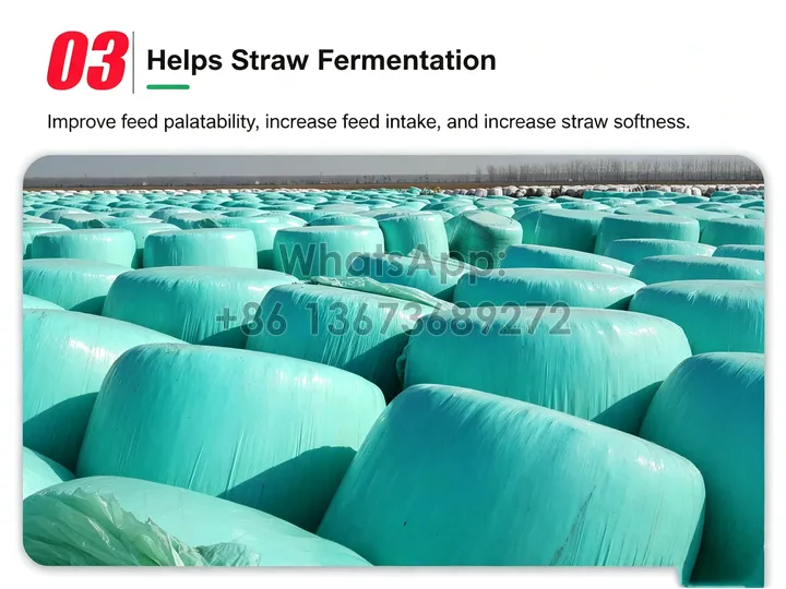Silage Baling And Wrapping Material 17 Silage bale wrapping for fermentation