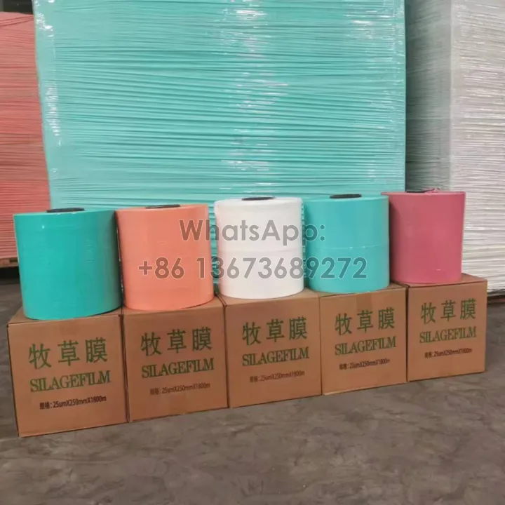 Silage Baling And Wrapping Material 21 Silage stretch film for round silage bales