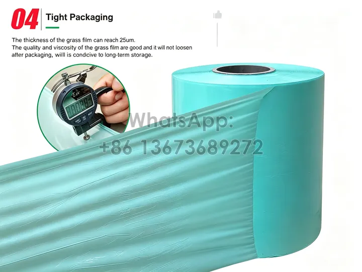 Silage Baling And Wrapping Material 18 Tight grass film